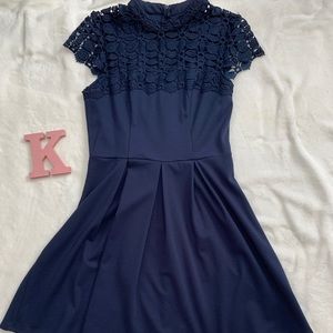 Navy Blue Formal Dress